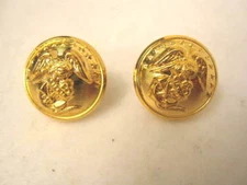 USMC Enlisted Man's Screw Post Button Set Anodized