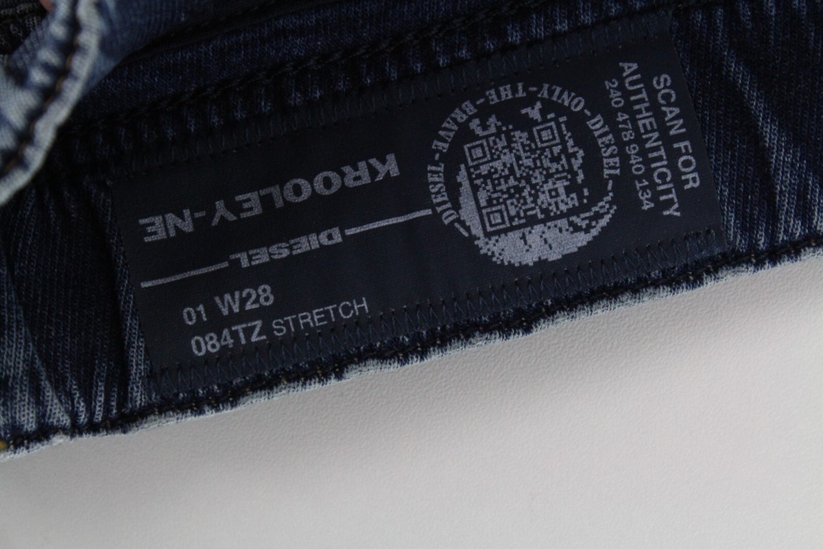 DIESEL Krooley-NE 084TZ W28 Men Sweat Jogg Jeans Tapered DIESEL Krooley-NE 084TZ W28 Men Sweat Jogg Jeans Tapered