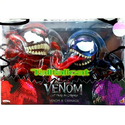 Marvel Hot Toys VENOM: LET THERE BE CARNAGE COSB897 VENOM AND CARNAGE  Cosbaby