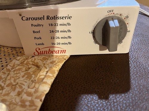 Sunbeam Carousel Rotisserie Vertical Model 4780 ER-100 Tested Works - 第 3/4 張圖片