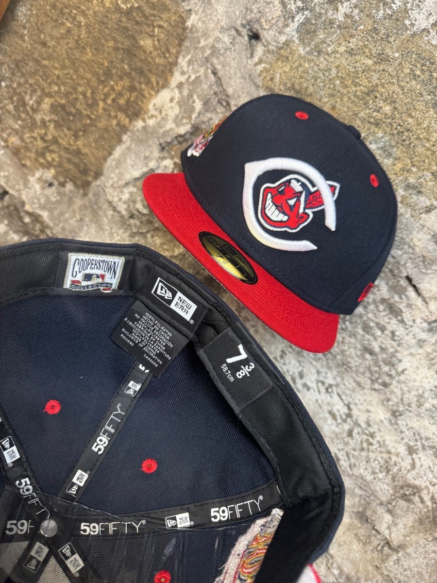 Cleveland Indians Wahoo New Era Fitted Club 59Fifty 100