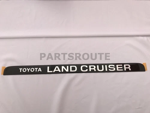 Toyota Land Cruiser OEM Genuine Tailgate Hatch Door Emblem FJ80 FZJ80 1991-1997