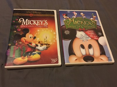Mickey S Once Twice Upon A Christmas Dvd 2 Disc Set Vg Shape Ebay