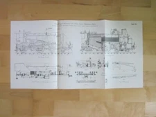  Schnellzugslok der Midi Frankreich Aufriss Großformat GLT16