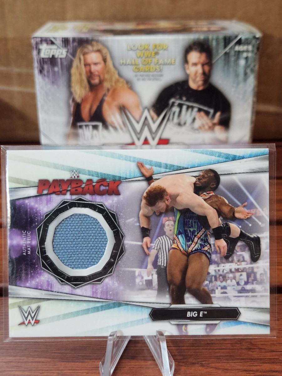 2021 Topps WWE Big E Payback Event Used Mat Relic Insert Card