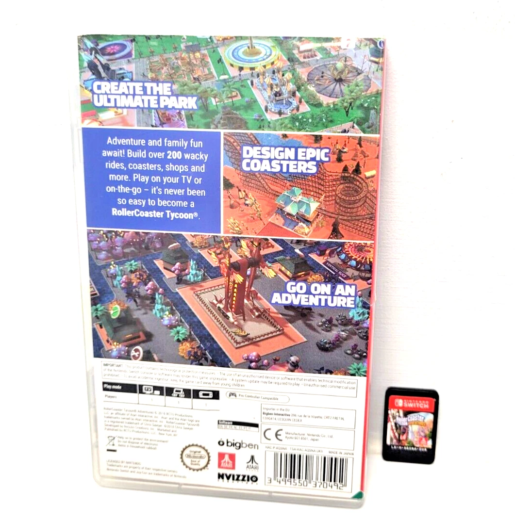 RollerCoaster Tycoon Adventures Deluxe coming to Switch in 2023