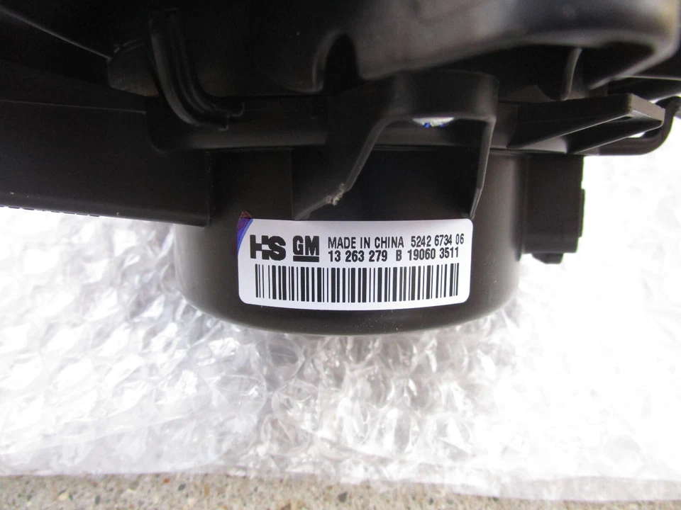 MOTOR SOPLADOR CALENTADOR AIRE ACONDICIONADO CHEVY BUICK 10-17 CON RUEDA FABRICANTE ORIGINAL NUEVO P/N 89019178 Foto 4 de 4