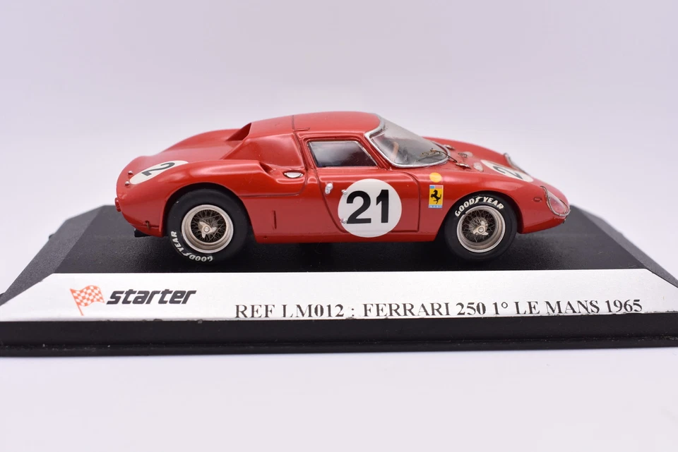 Modellino auto scala 1:43 Ferrari 250 LM racing STARTER modellismo statico asta - Immagine 4 di 4