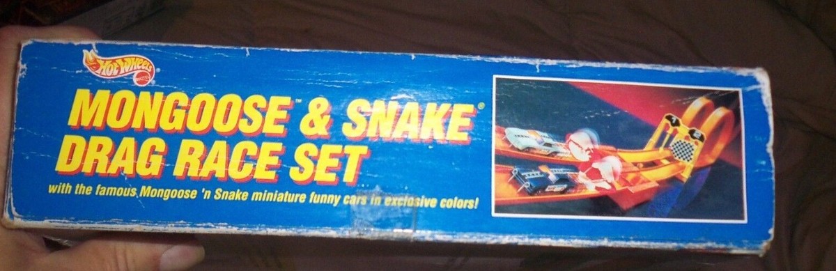 MONGOOSE&SNAKE DRAG RACE SET ビンテージ 希少 レア 1993 Vintage Hot Wheels Mongoose & Snake Drag Race Set Brand