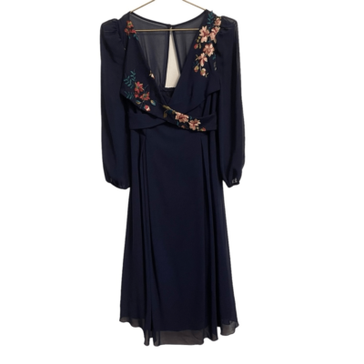 ASOS Little Mistress Maternity Navy Blue Floral Embroidered Dress Size 4 | eBay ASOS Little Mistress Maternity Navy Blue Floral Embroidered Dress Size 4 | eBay