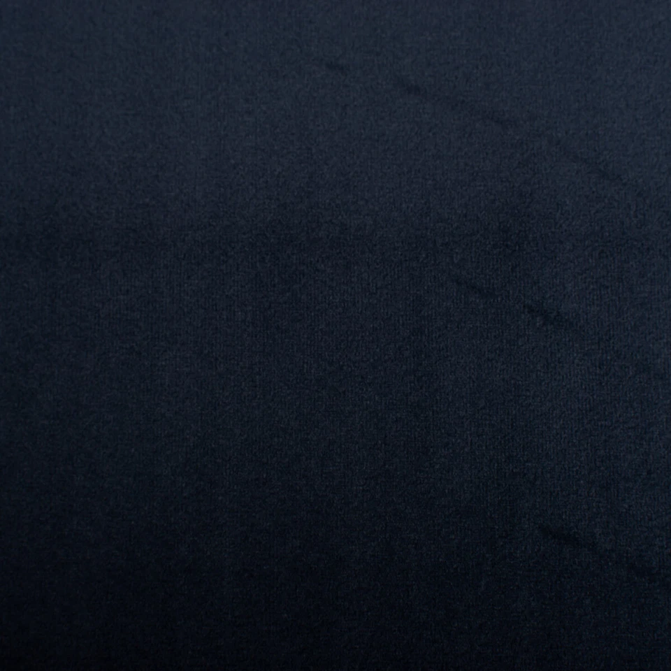 Samtstoff Dekostoff Velvet Samt einfarbig navy blau 1,4m - Bild 2 von 4