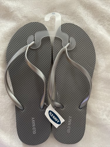 Old Navy Classic Flip Flops Slippers Sandals Size 10 Women-Grey 🌺New | eBay