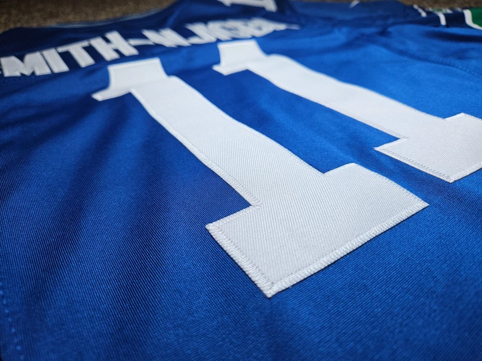 Jaxon Smith-Njigba #11 Seattle Seahawks Blue FUSE Jersey Mens - Image 3 of 4