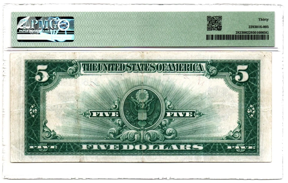 Fr. 282 1923 Silver Certificate PMG Very Fine 30. A solid mid-grade example - Image 2 of 2