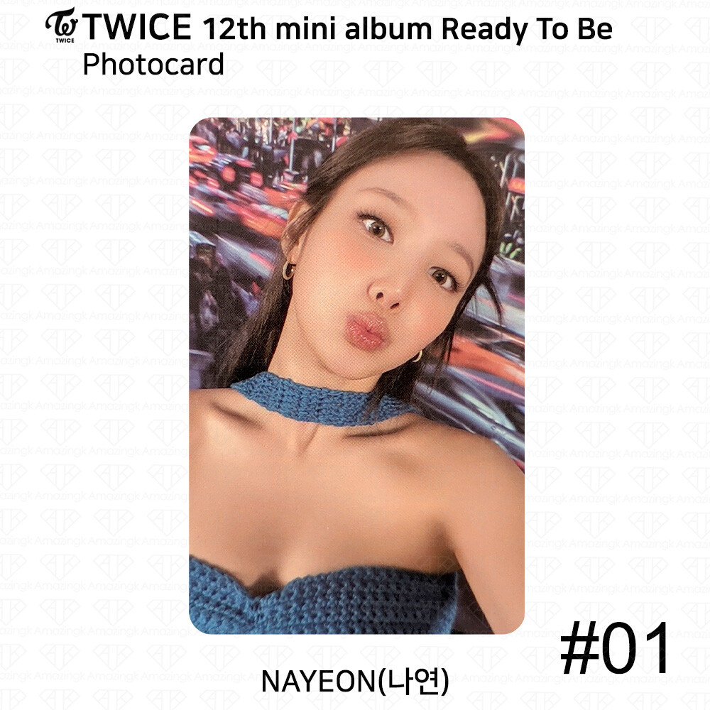 TWICE 12th Mini Album Ready To Be Photocard Message Card Poster
