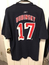Brandon Dubinsky New York Rangers Reebok Shirt Size XXL