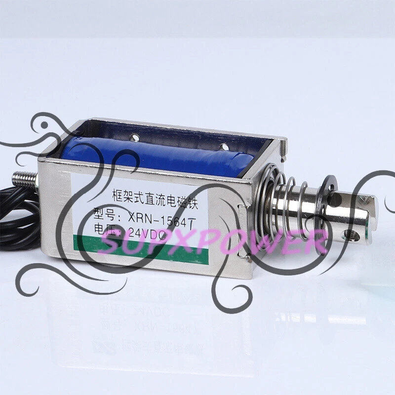 Push Pull Linear Actuator Electromagnet Solenoid XRN-1564T 12V 24V 36W 10mm 60N~ - Image 3 of 4