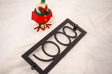 Personalized Home Address Sign 12.5"h x 5"w 2 digits Custom House Number Plaque