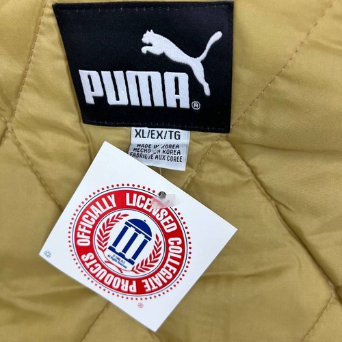 Vintage University of Missouri Tigers Puffer Jacket XL Puma Removable Hoodie - Picture 3 of 9