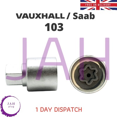 103 FER 1706 WHEEL NUT LOCKING SECURITY BOLT MASTER KEY SOCKET WNLK FOR VAUXHALL