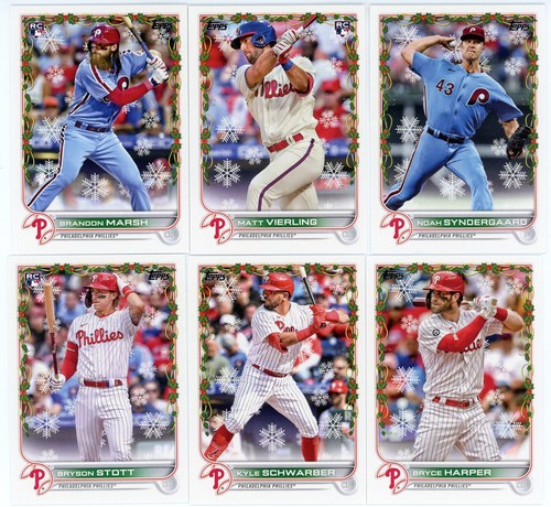 2022 Topps Holiday Philadelphia Phillies 11 Card Team Set - HARPER - Picture 1 of 2