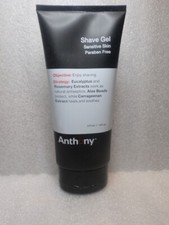 Anthony Shave GEL SENSITIVE SKIN with Eucalyptus Rosemary Extract 6oz SEALED