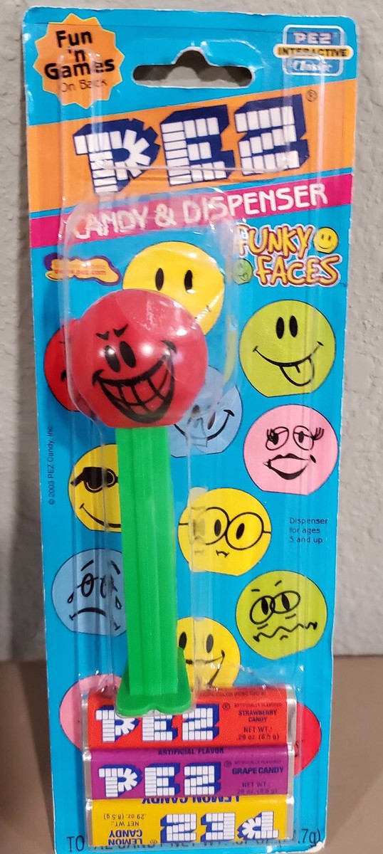 Pez Funky Face Series Mischievous Faces Dispenser “Retired” | eBay