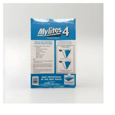 10 Mylites 4 Mil Mylar Comic Book Bags Silver/Golden Age 7 3/4 x 10 1/2 E Gerber