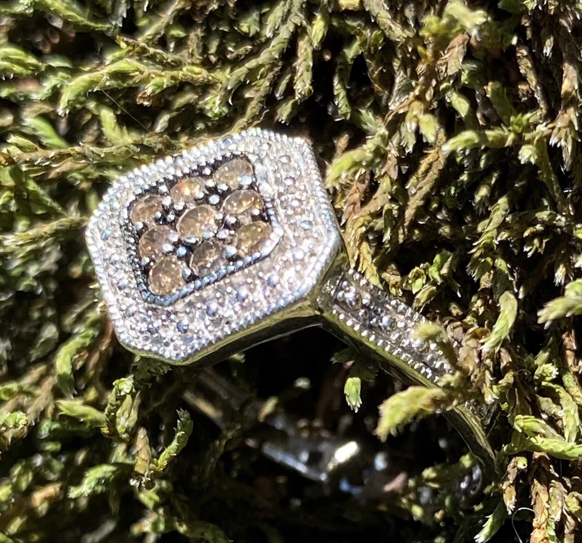 Vintage champagne hotsell diamond ring