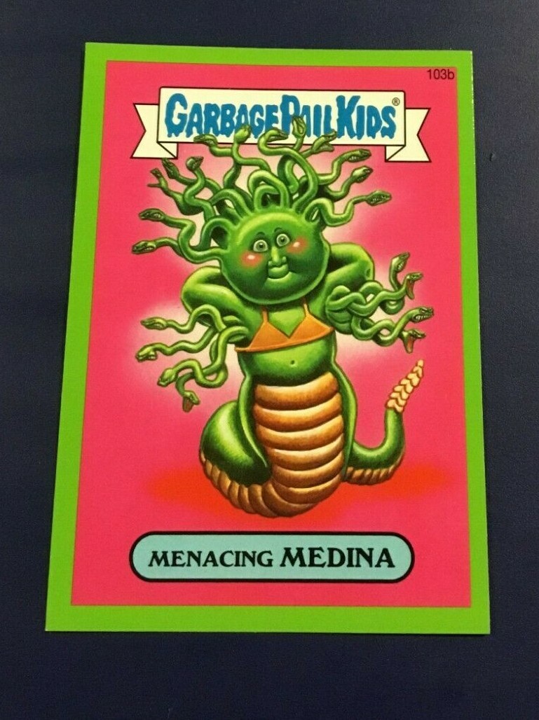 2014 Topps Garbage Pail Kids # 103b MENACING MEDINA GPK New Series