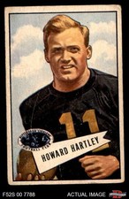 1952 Bowman Small #64 Howard Hartley Steelers Duke 1.5 - FAIR