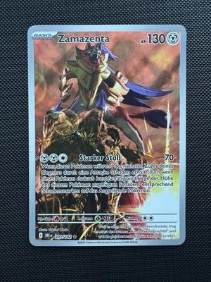 Pokemon Karte Zamazenta Deutsch 201/182