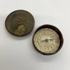 Antique Magnetic Time Keeper & Compass Hunter Publications NH