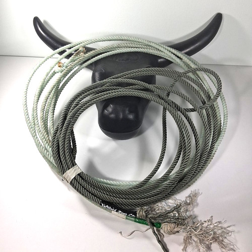 AJ Tack Steer Head Lasso Training Roping Dummy Rope Set 25' & 30' Willard