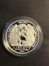 2024-P Greatest Generation Proof Silver Dollar Commemorative $1 W/Box and COA