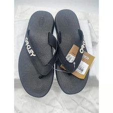 Oakley Men's B1B Flip Flop Thong Sandals US 11 Black