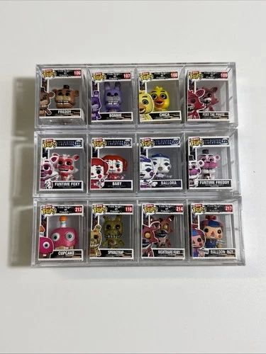 Five Nights At Freddy’s Funko Bitty Pop Set of 12 Bonnie Balloon Cupcake Etc