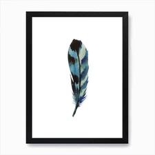 Feather Set 01 Art Print Framed Wall Art Poster Canvas Print Picture