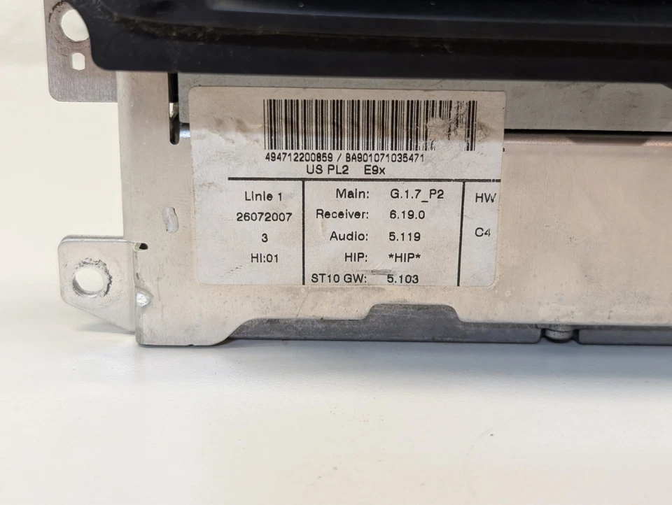 2007 BMW 323i 328i 335i AM FM Radio CD DVD Navigation 6583 9159042-01 - Image 3 of 4