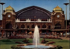 Basel Centralbahnhof Switzerland vintage postcard a208