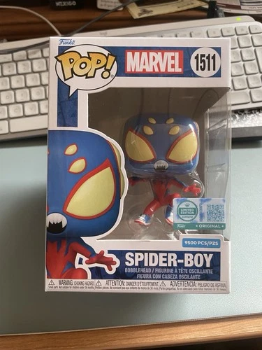 Funko Pop! Marvel Spider-Man Spider-Boy #1511 Target Exclusive 9500 W/Protector