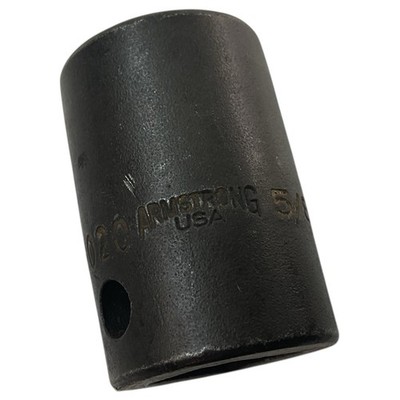 Armstrong Impact Socket 20-020 1/2'' Drive 5/8'' SAE 6 Point As Pictured USA