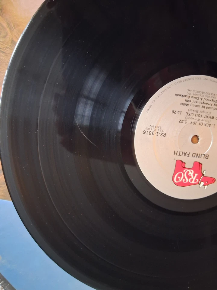 Blind Faith Self-Titled S/t Vinyl LP Record  Clapton Winwood - Image 4 of 4