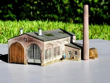 N Scale Heljan Built Building Twin Engine Industrial Shed Building 650