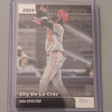 2025 Topps Series 1 Elly De La Cruz Reds 2024 Greatest Hits Insert #GH-28