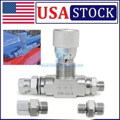 Hydraulic Flow Control Valve - STB-G3/8 - Mini Excavator - AGT -3/8'' L08