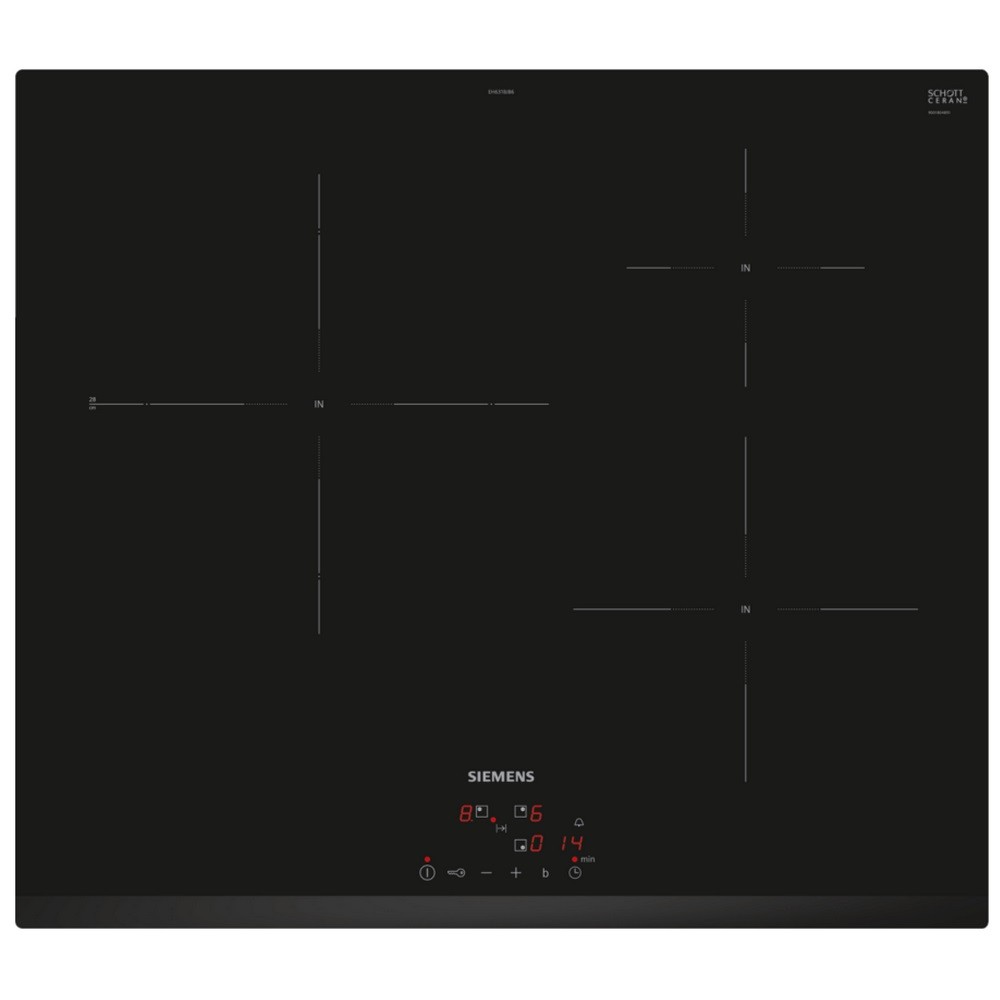 Plaque induction Siemens 7400w avec grand foyer 30cm innovant