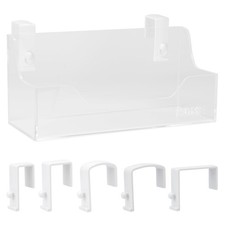 Bedside Caddy Hanging Storage Basket Little Size Plastic Beside Shelf Hang-on...