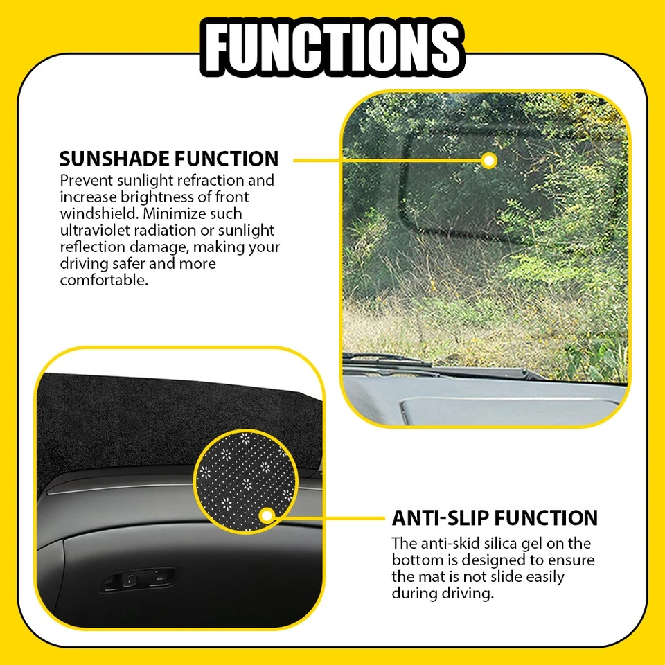 Cubierta protectora antirreflejo para tablero Honda Civic Acura CSX 2006-2011 Foto 2 de 4