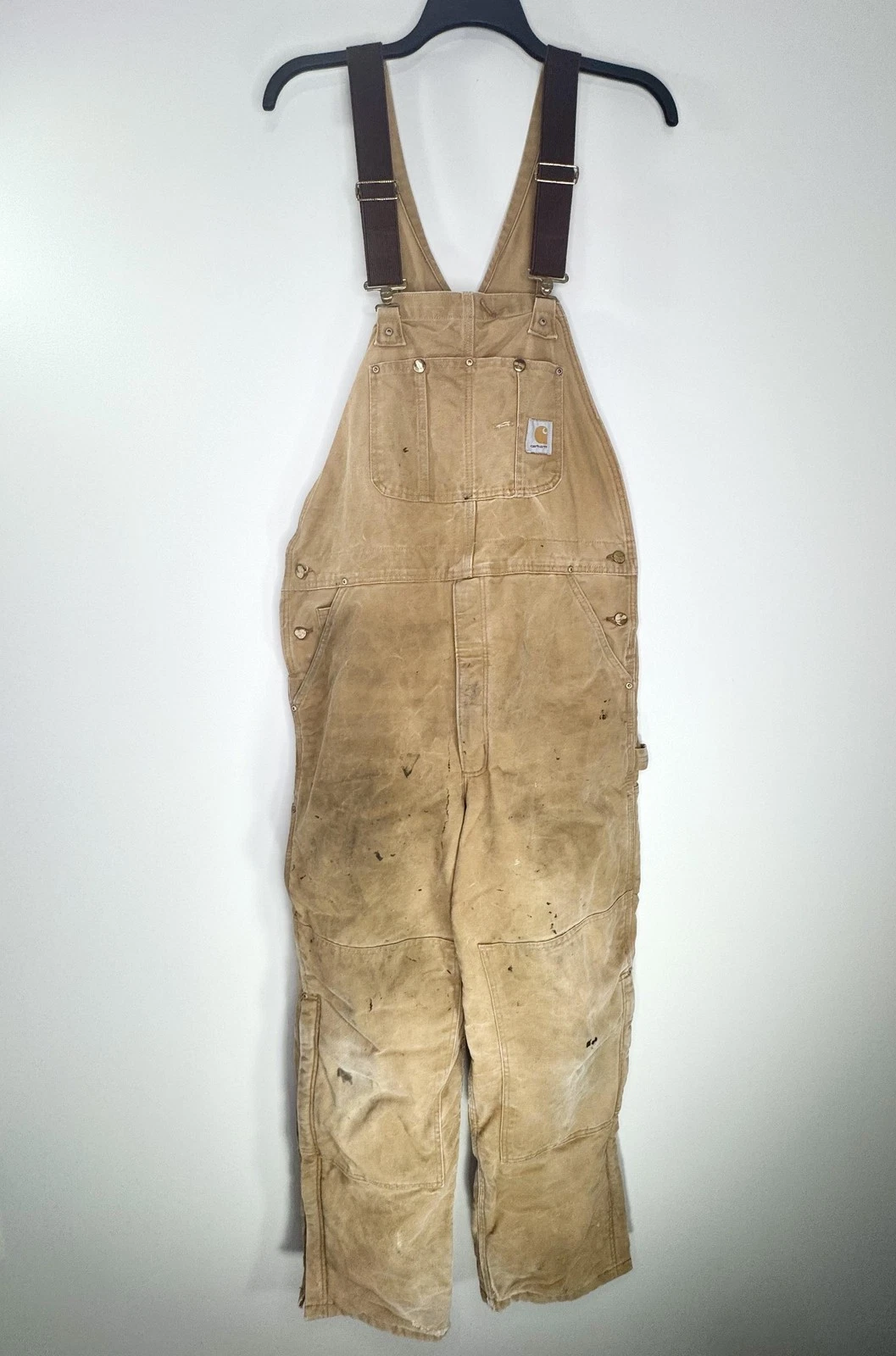 Vintage Carhartt Overalls Mens 40x30 XXL Duck Canvas Insulated Quilted Lined
Opens in a new window o
